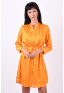 Rochie Selected Slfmonana-Damina 7/8 Dark Cheddar
